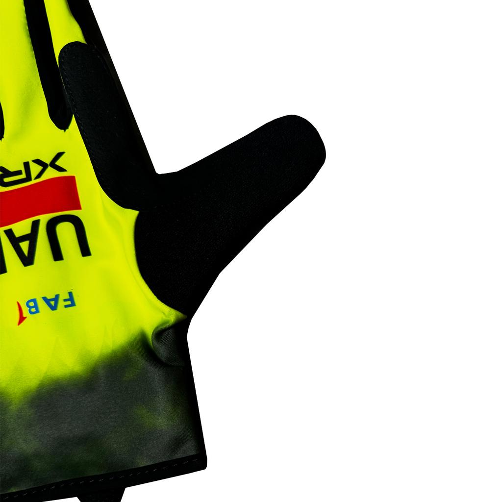 Fluor Yellow 2026 UAE Sports Cycling Gloves Full Finger Men Road Bike Gloves Running Fitness Warmth Gym Riding Bicycle Gloves