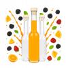 FENICE bottle 200ml + cork FOR LIQUEURS, OLIVE OIL, JUICE, SYRUP