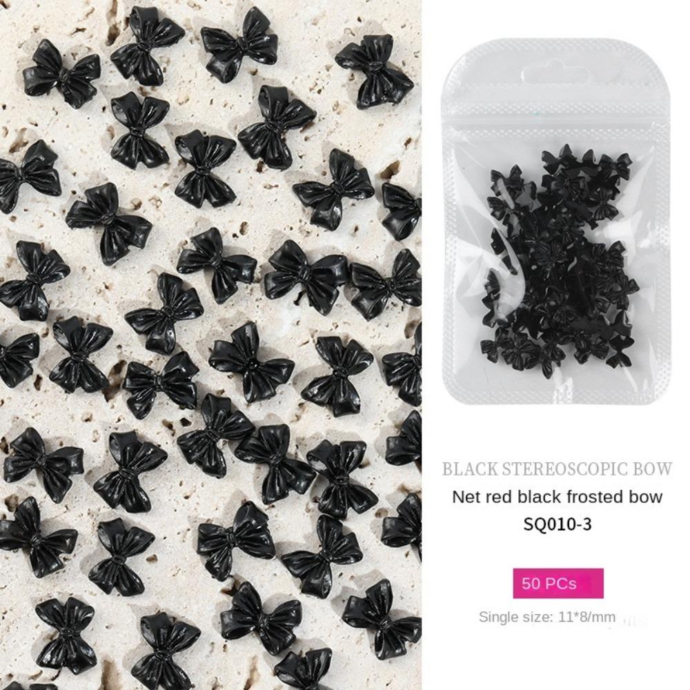 50 шт. 3D Нейл-арт Бант Бант Украшение для ногтей Аксессуар для ногтей Украшение для ногтей Маникюрный орнамент