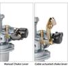 RUTU PZ22 Carburetor 22mm Carb with Fuel Filter Cable Choke for SSR 110cc 125cc Sunl Roketa Taotao Monkey Coolster ThumpStar CRF Pit Bike Atv Quad