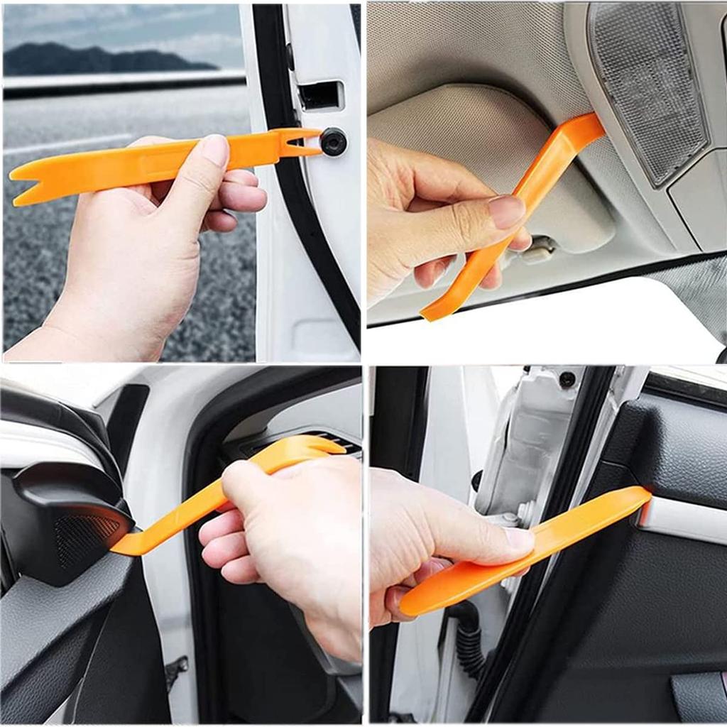 Cluoling Interior Upholstery Removal, Auto Upholstery Removal, Panel Stripping, Automotive Rivet, Clip, Clamp Tool,