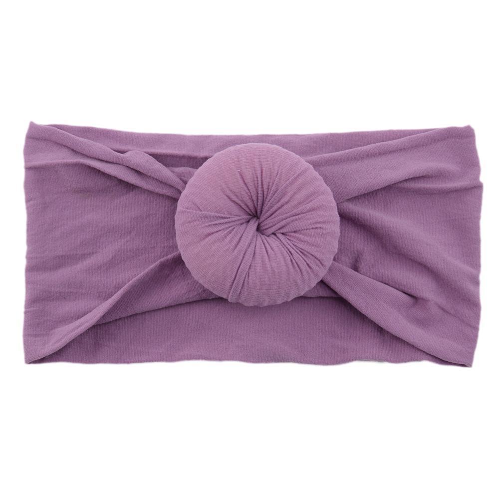 Детские головные уборы из нейлона, широкие детские аксессуары для волос, мягкие чулки с шариками, повязка на голову для малышей из нейлона, повязка на голову в виде пончика