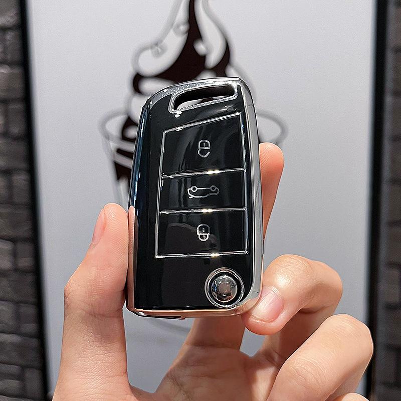 Применимо17 18Volkswagen PassatPassatCar Чехол для ключей с пряжкой