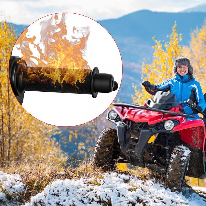 Электрическая подогреваемая ручка 12 В интеллектуальные подогреваемые ручки для мотоцикла с тремя передачами зимние принадлежности