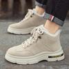 Men Boots Lace Up Winter Tenis Cotton Mans Snow Boots High-top Casual Shoes Outdoor Plush Mans Boots Vintage Sneakers Zapatillas