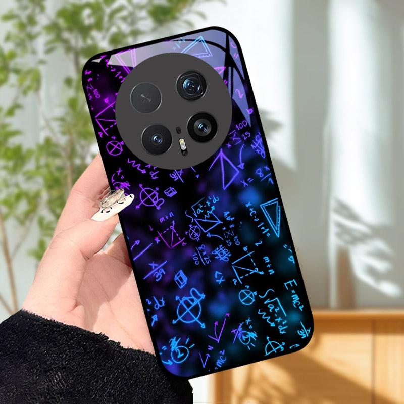 Закаленное Стекло Чехол Для Телефона Для Honor Magic 8 8Pro Роскошная Модная Задняя Крышка Для Magic8 Pro Чехлы BKQ-AN00 Ударопрочный Мультяшный Capa