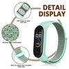 For Mi Band 6 7 Colorful Soft Nylon Strap For Xiaomi MI Band 6 Strap Smart Bracelet Replacement