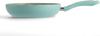 Greenpan Green Chef Frying IH Ceramic Inside and Easy To No Harmful Earth Mint Green Pan, 26cm, Compatible, Processing, Non-stick Outside, Clean,