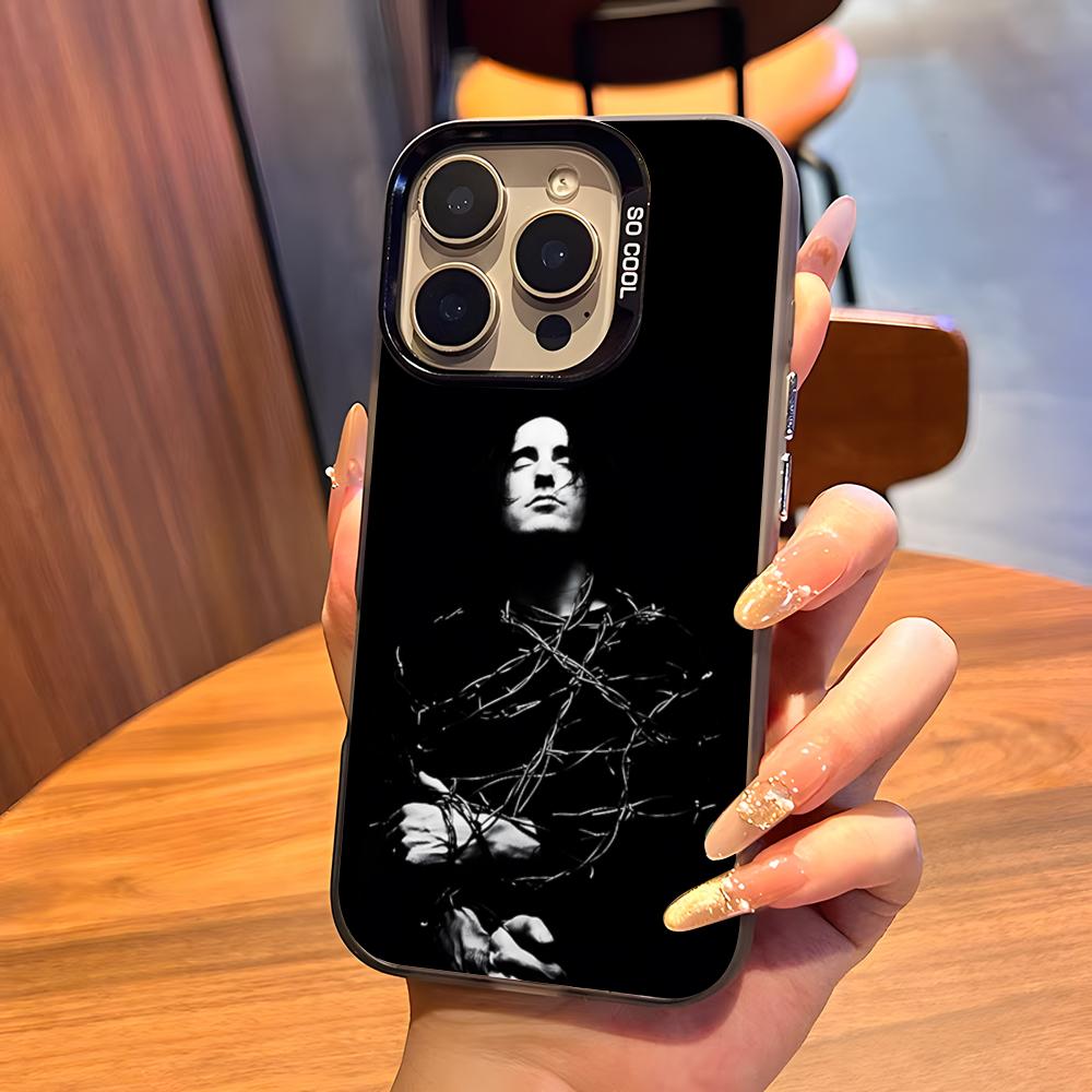 Band Nine I-Inch N-Nails Phone Case For IPhone17 Air 16 15 14 Plus 13 12 11 Pro 7 8 XS Max XR Silver Black Bumper Case
