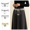Pendant Tassel Belly Chain Metal Body Chain Fashion Ethnic Style Belt  Girls