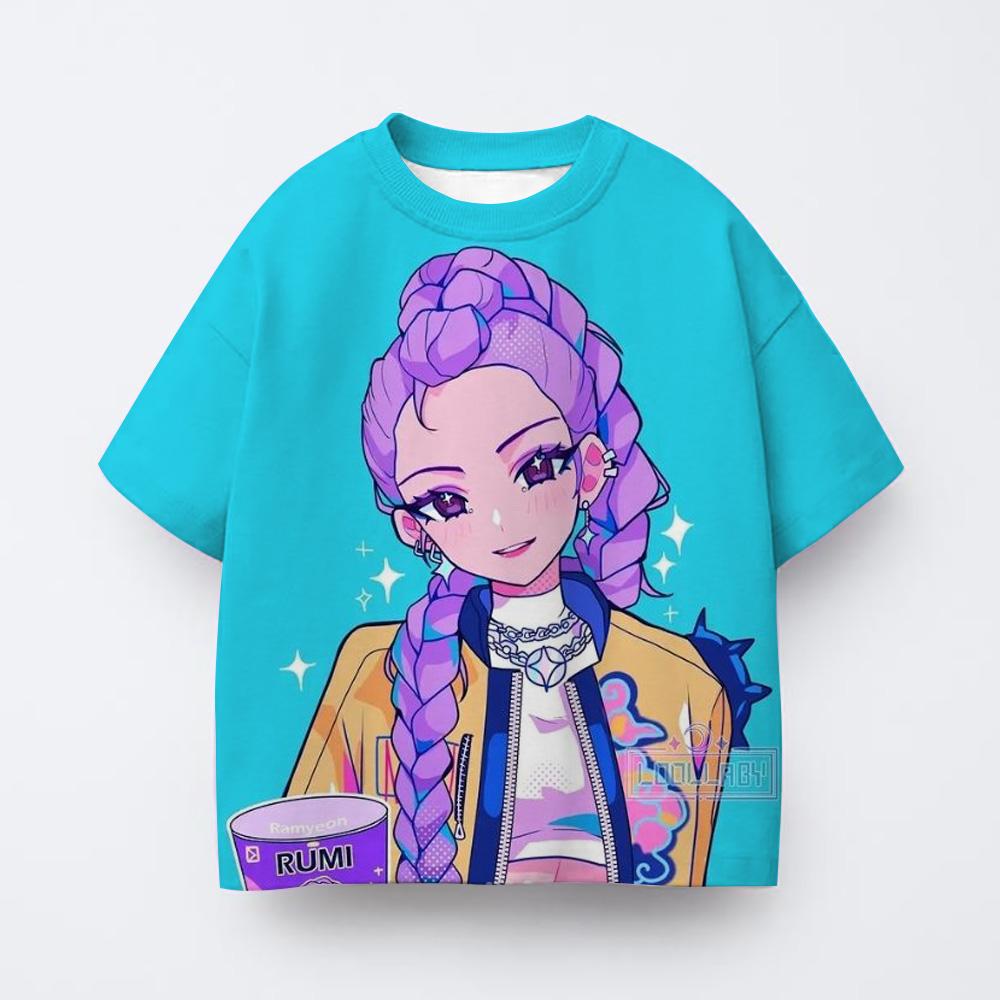 K-pop футболка группы охотников на ведьм летняя молодежная спортивная футболка с коротким рукавом для мальчиков и девочек одежда