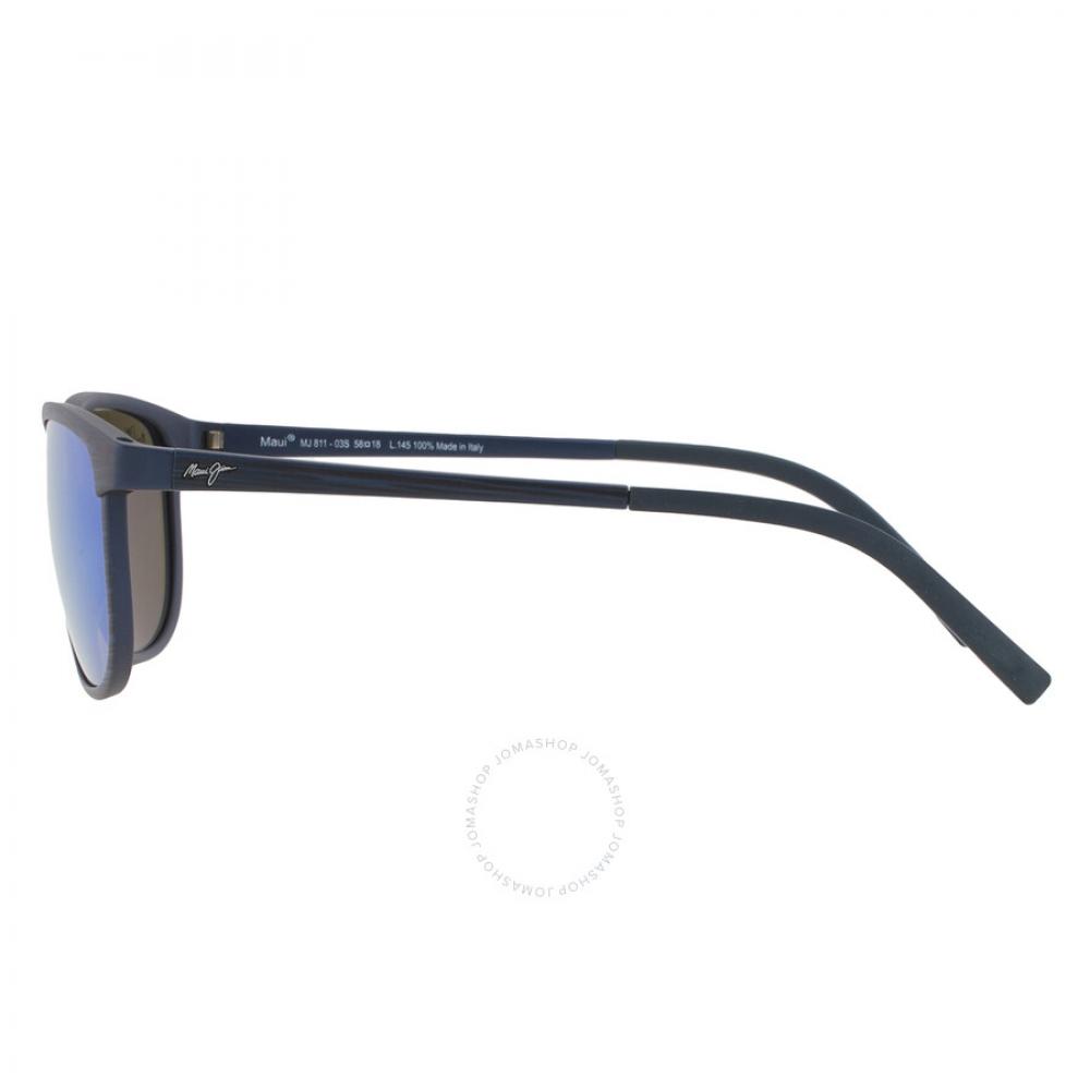 Солнцезащитные очки Maui Jim Lele Kawa Blue Hawaii Square Unisex B811 03s 58