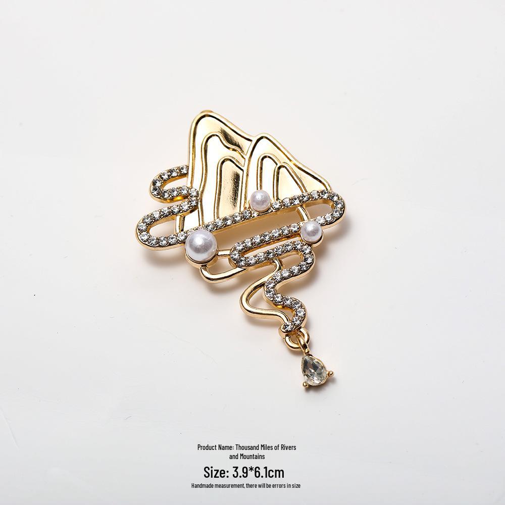 Handmade Mother-of-Pearl Butterfly Lace Hairpin with Alloy Base - DIY Cultural Heritage Decor