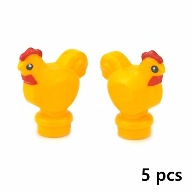 MOC Город Животные Строительные Блоки Фигурки Коза Овца Орел Сова Панда Попугай Чайка Пингвин Зоопарк Рам Аксессуары Кирпичики Игрушка Подарок