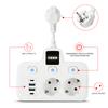 Удлинитель, розетка переменного тока европейского стандарта, удлинитель для умного дома, электрический адаптер, настенная вилка, преобразователь, быстрая зарядка через USB