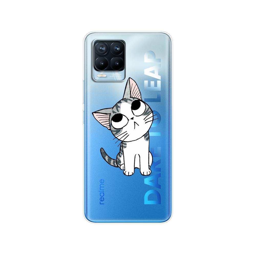 Чехол для Realme 8, 6,4 дюйма, мягкий силиконовый чехол из ТПУ для Realme 8 Pro OPPO Realme8 4G RMX3085, чехол для телефона, чехол, чехол-бампер, сумка