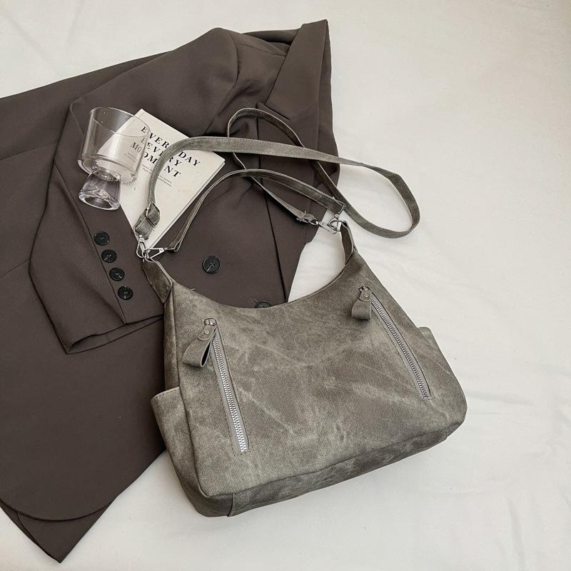 Large-capacity Bag Women's 2025 Autumn and Winter New Messenger Bag Matte Texture Niche Shoulder Bag Tote Bag Women