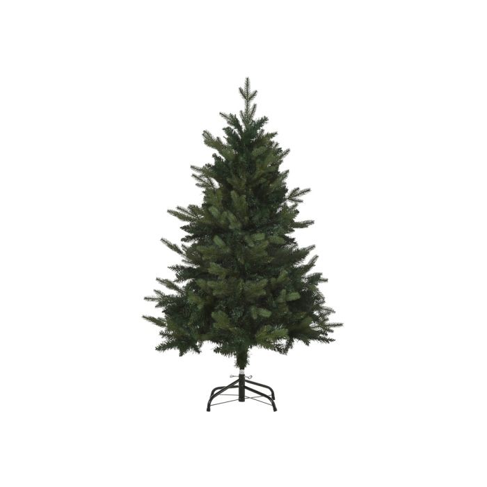 Sapin de Noël artificiel - MUVOE - Ø85 x 120 cm - 657 pointes - Socle métallique pliable - Montage facile