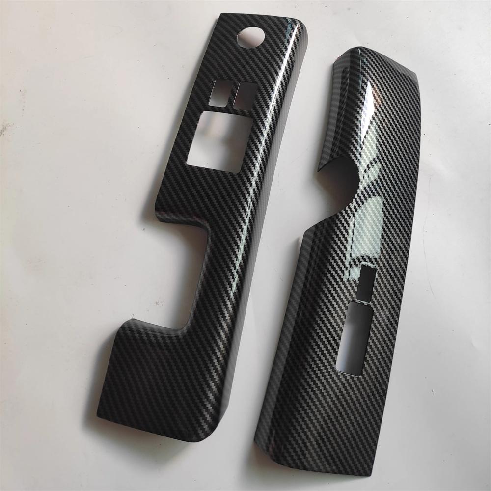 2x Накладки на кнопки стеклоподъемника в салон под карбон Для Nissan 350Z Z33 2006-2008