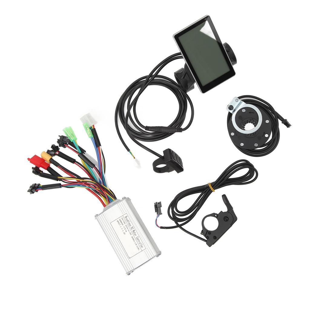 Electric Bicycle Lithium Conversion Controller Kit 17A Controller LCD M5 Display Power Assist Sensor Thumb Throttle