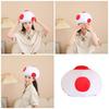 Mushroom Hat for Halloween Costume Hat Festival Party Gathering Headgear Seasonal Party Photoshoots Hat Accessories