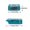 Адаптер Power Bank для литий-ионного аккумулятора Makita 18V BL1811, USB Type-C, быстрая зарядка для мобильного телефона и планшета(Нет батареи )