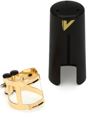 Vandoren MO Soprano Saxophone Ligature, Gold Lacquer