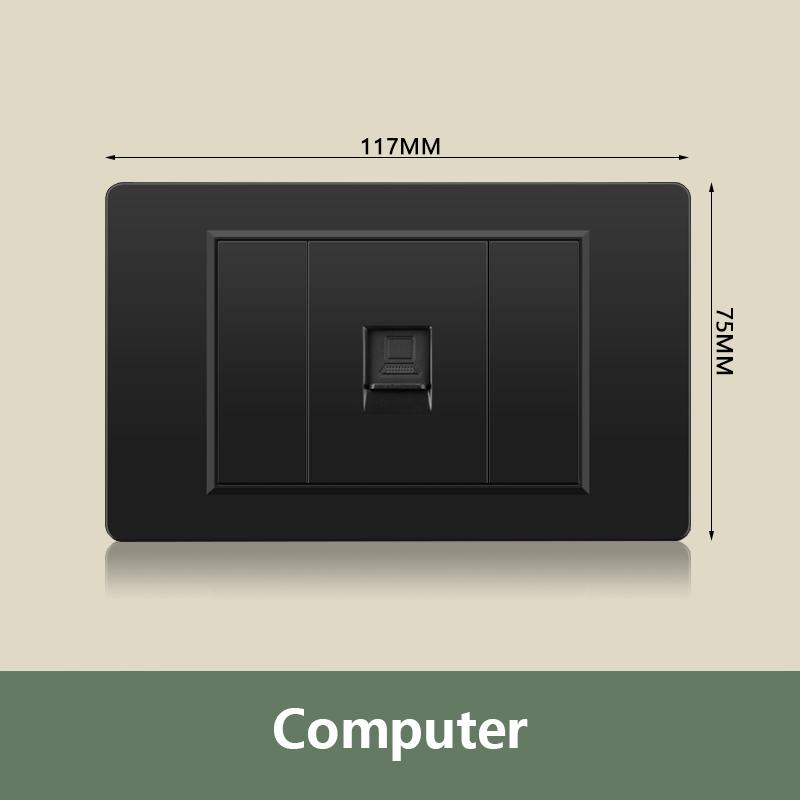 Электрическая розетка европейского корейского стандарта 220 В настенный светильник выключатель питания с USB Type-C 20 Вт интеллектуальная розетка для быстрой зарядки ПК панель ТВ ТЕЛ