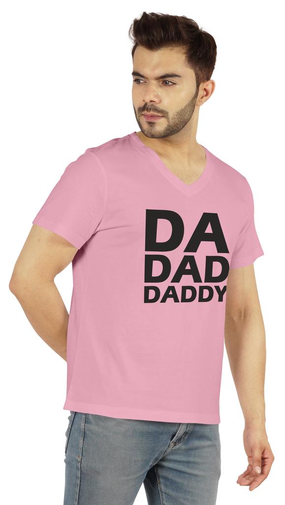 Inkmeso Mens Tshirt   Da Dad Daddy   Graphic Tshirt For Dad Gift Tee Shirt For First Time