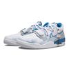 Jordan Legacy 312 Амортизация Нескользящая Водонепроницаемые Низкие Винтажные Баскетбольные Кроссовки Мужские Бело-Синие HJ3480-140(Команда348-)