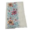 Embroidered Flower Scarf Cotton Women Long Wrap Bandana Scarves Girl Shawl Gift