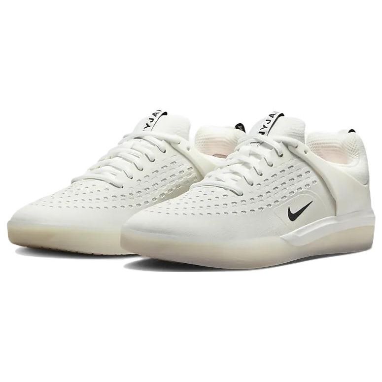 Nike Zoom Nyjah 3 SB Белые Черные кроссовки унисекс Кремовые Summit-White Hyper-Pink DJ6130-100