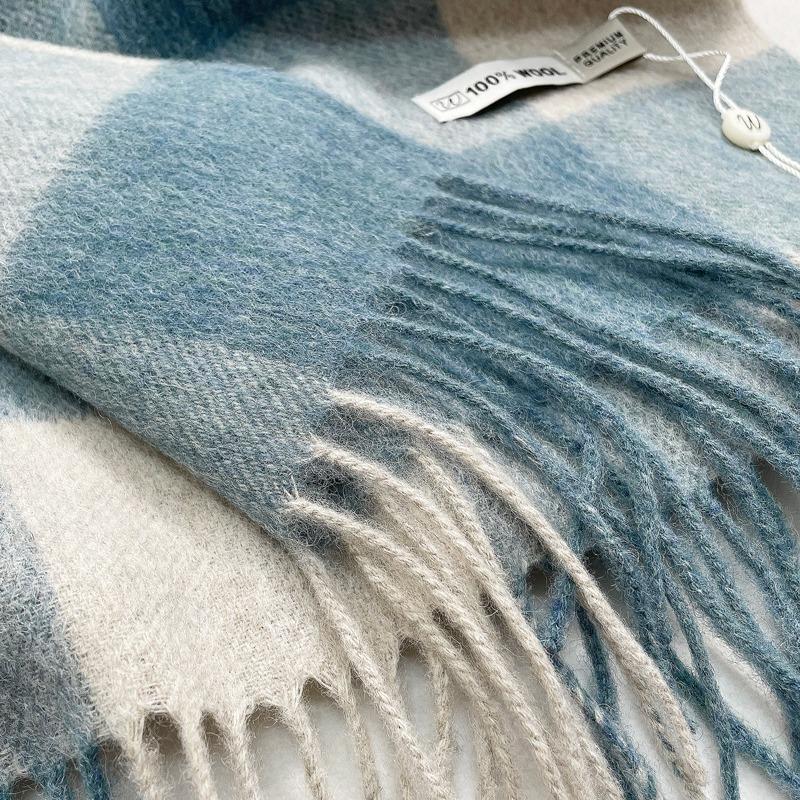 Hot Sale Small Wool Scarf Women's Winter Chessboard Versatile Shawl Warm Scarf Scarf Couple