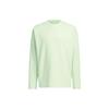 Solid Color Logo Sports Casual Crew Neck Long Sleeve T-Shirt Men T-Shirts Lime-Green JJ1347