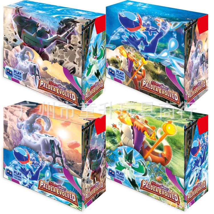 360 шт. Коллекционная карточка Покемон Prismatic Evolutions Scarlet Violet 151 Surging Sparks WHITE FLARE Английский Бустер Карточка для сражений и обмена