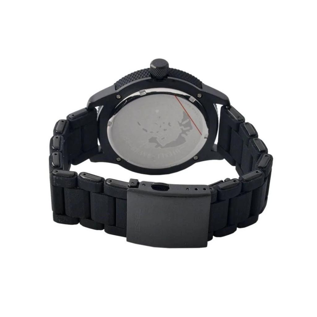 DIESEL Rasp NSBB Men's Quartz Watch black Dial stainless steel Strap 50mm DZ1873