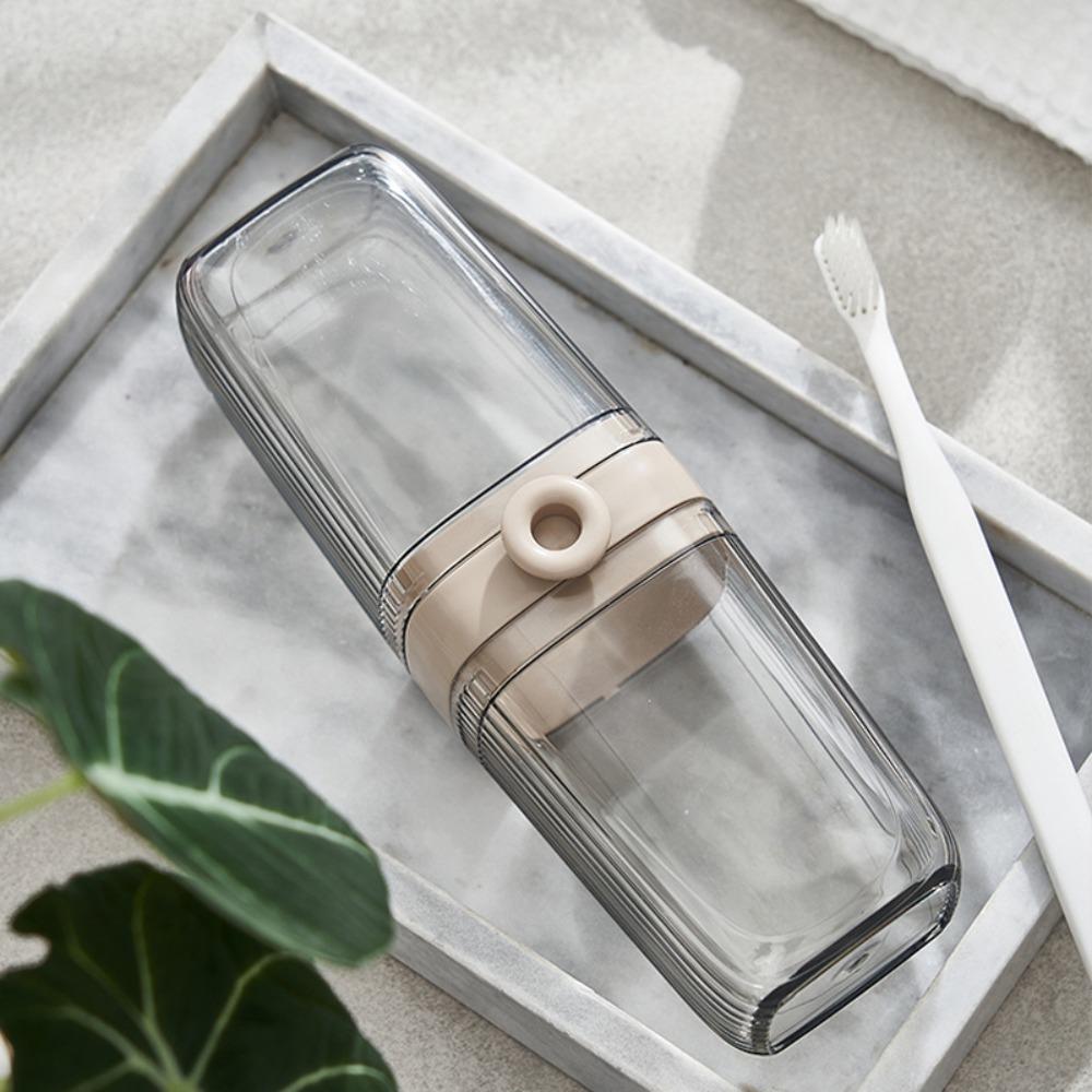 Portable Mouthwash Cup Light Luxury Toothbrush Box Lightweight Brushing Cup  Bathroom