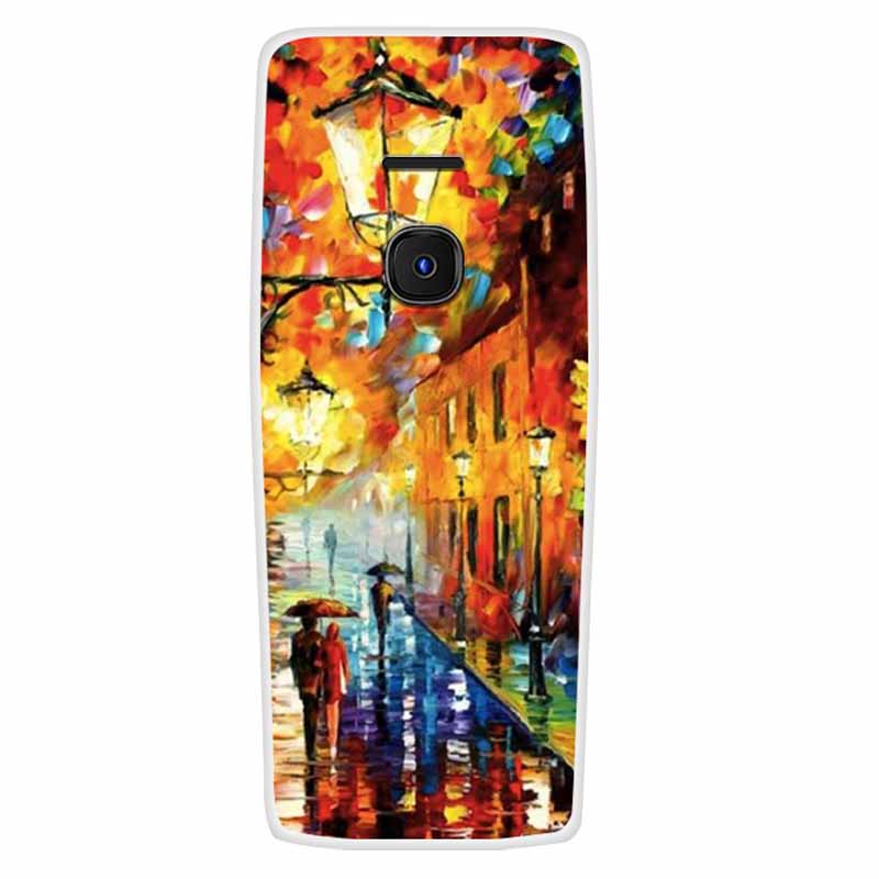 Для Nokia 8210 4G Чехол Мягкий Силикон Сова Волк Модный Задние Крышки для Nokia 6300 4G Чехлы Красиво Расписанный Мраморный Защитные Сумки