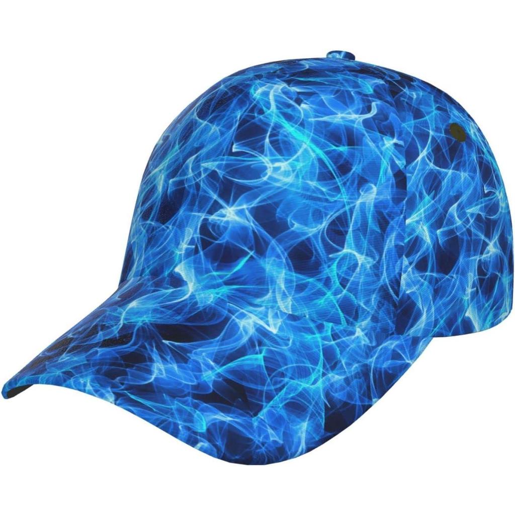 Светящаяся синяя волна энергии Графическая Бейсболка Бейсболка Snapback Кепки Регулируемая Кепка Тракер для Мужчин Женщин