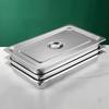 KAZHI 1/3 Size Stainless Steel Food Pan with Lid
