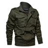 Новая весенне-осенняя куртка большого размера для мужчин, многокарманная, карго, повседневная, свободная куртка для активного отдыха