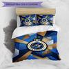Club Brugge FC Printed 3PCS Bedding Set Breathable Duvet Cover with Pillowcases Decorative Bed Linen for Bedroom Home