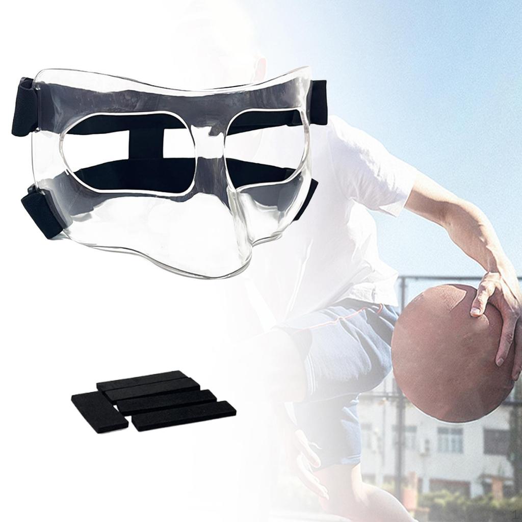 Регулируемая защитная маска для носа, маска для баскетболистов и футболистов