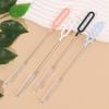 Household Nylon Brushes Stainless Steel Tube Straws Cleaning Tool Spiral Baby Bottle Cleaner