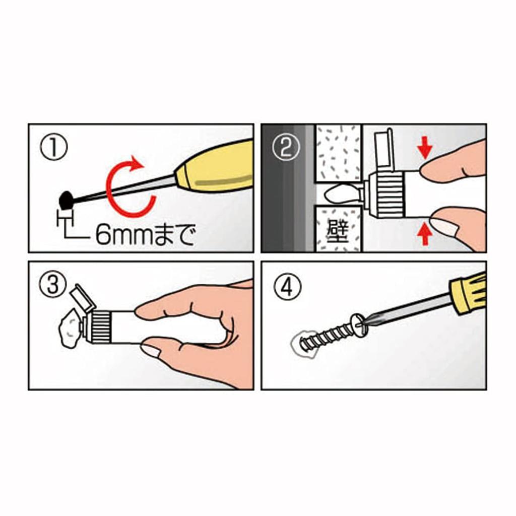 Kenchiku no Tomo Шпатлевка винтовая для гипсокартона, Белая, 10 куб. см, NG-01