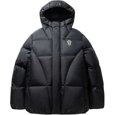 Anta Баскетбольная серия Kyrie Irving Удобная повседневная простая свободная куртка с капюшоном унисекс верхняя одежда базовая-черная 172441906S-4