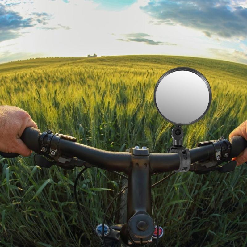 Универсальное ABS Боковое Зеркало Руля Велосипеда С Регулируемой Системой Крепления Для Четкого Обзора Дороги