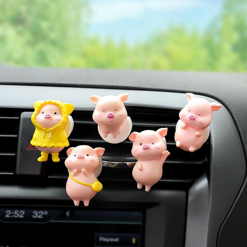 Украшение для автомобиля в виде свиньи, ароматический диффузор, клипса для ароматерапии, освежитель воздуха для автомобиля