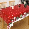 Christmas Santa Claus Tablecloth Merry Christmas Decoration for Home Desktop Xmas Ornament Navidad Natal New Gift