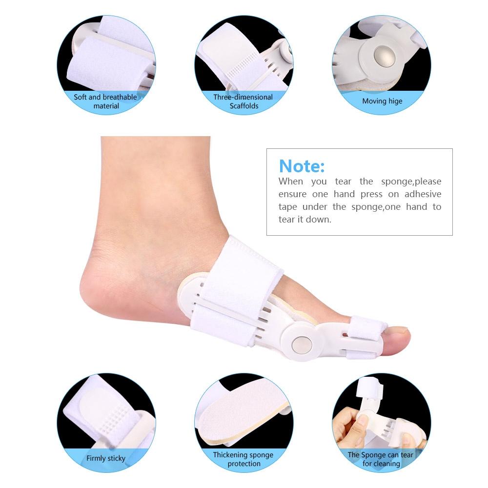 Big Toe Bunion Splint Pain Relief Valgus Pad Straightener Corrector Brace Foot Care Tool